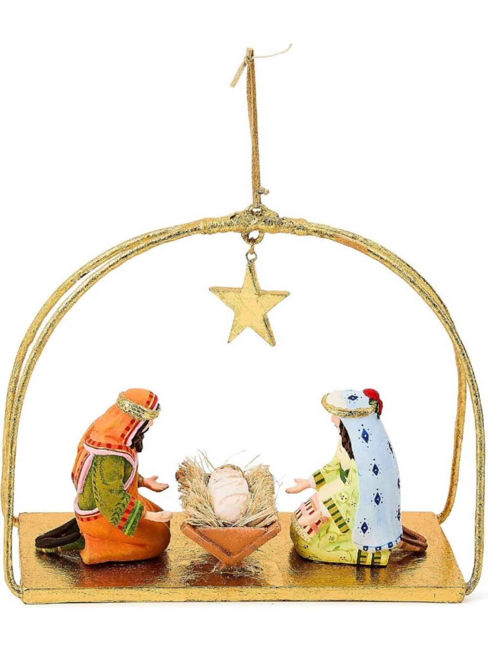 Handcrafted Nativity Holy Family Ornament | Unique Christmas Decor, Gift Idea